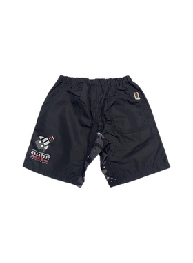 现货 BAPE KIDS SHORTS MILO 童装 黑色宇宙迷彩 卡通小猴子短裤