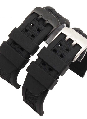 适配鲁美诺斯Luminox硅胶手表带3051 3081雷美诺时橡胶表链23mm男