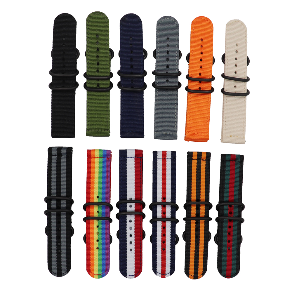 适用卡西欧MDV106剑鱼5374 MTP1374 1375 vd01尼龙帆布表带22mm