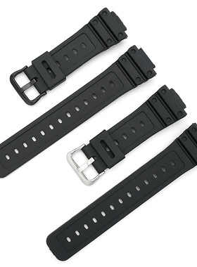 代用卡西欧G-SHOCK小方块表带DW5600/G-5600/GWM5610树脂橡胶表带
