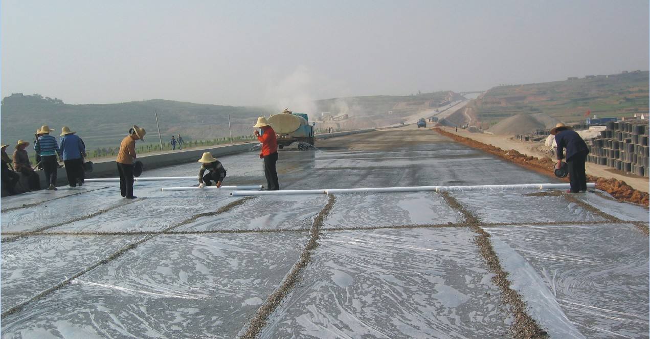 工程膜养护薄膜地膜建筑塑料薄膜混凝土养护膜保养保护覆盖养生膜