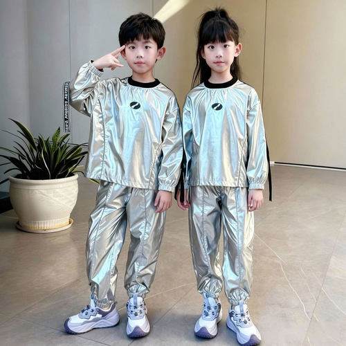 儿童科技感机器人太空服演出服