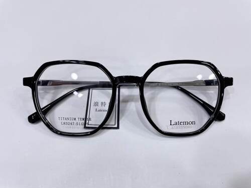 Latemon/浪特梦眼镜架 复古简约网红板材超轻光学配镜镜框 L83247