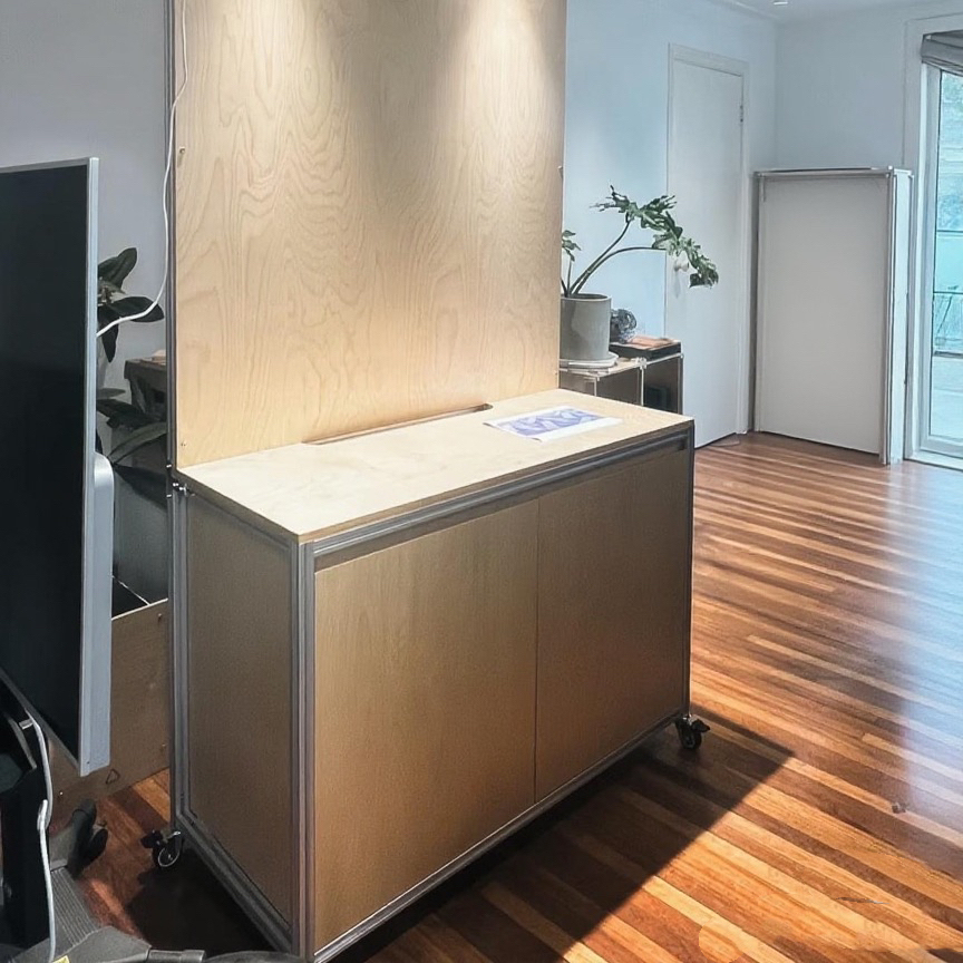 铝型材展示货架桦木海洋板