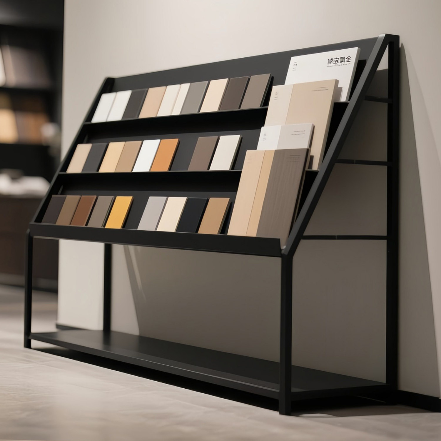 橱柜门板展架瓷砖色卡样块