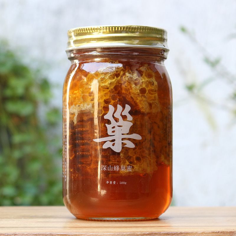 乡野深山天然蜂巢蜜500g