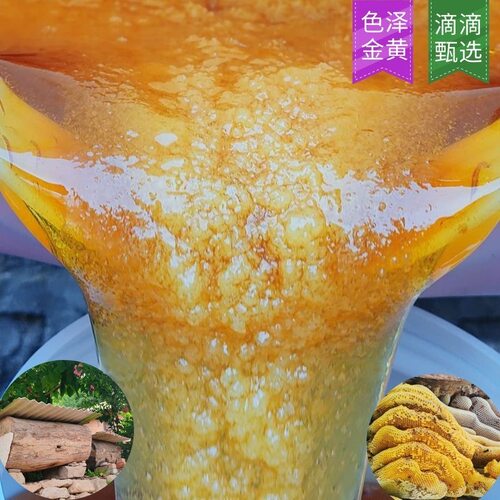 土蜂蜜纯正天然野生枇杷蜜成熟冬季结晶从化峰蜜糖2斤1斤