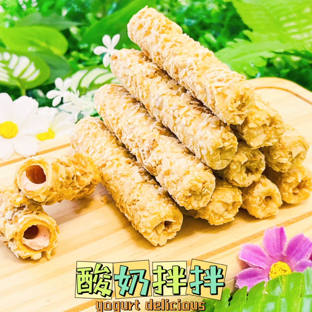内蒙特产膨化正宗酸奶拌拌酥卷奶食品纯手工制作零食香甜酥脆200g