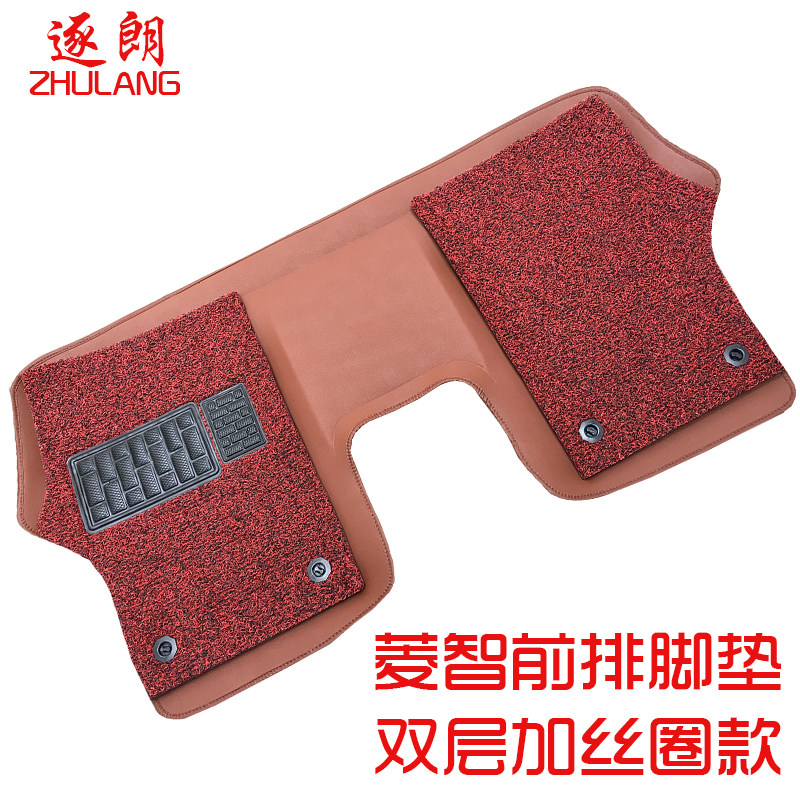 东风风行菱智m3前排m5v3丝圈脚垫