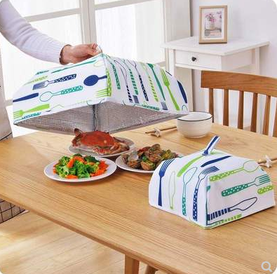 满包邮 加厚保鲜防尘饭菜保温罩家用可折叠伞式餐桌罩食物保温,收纳整理,餐桌罩,淘宝优惠券,粉丝福利购,淘宝优惠卷