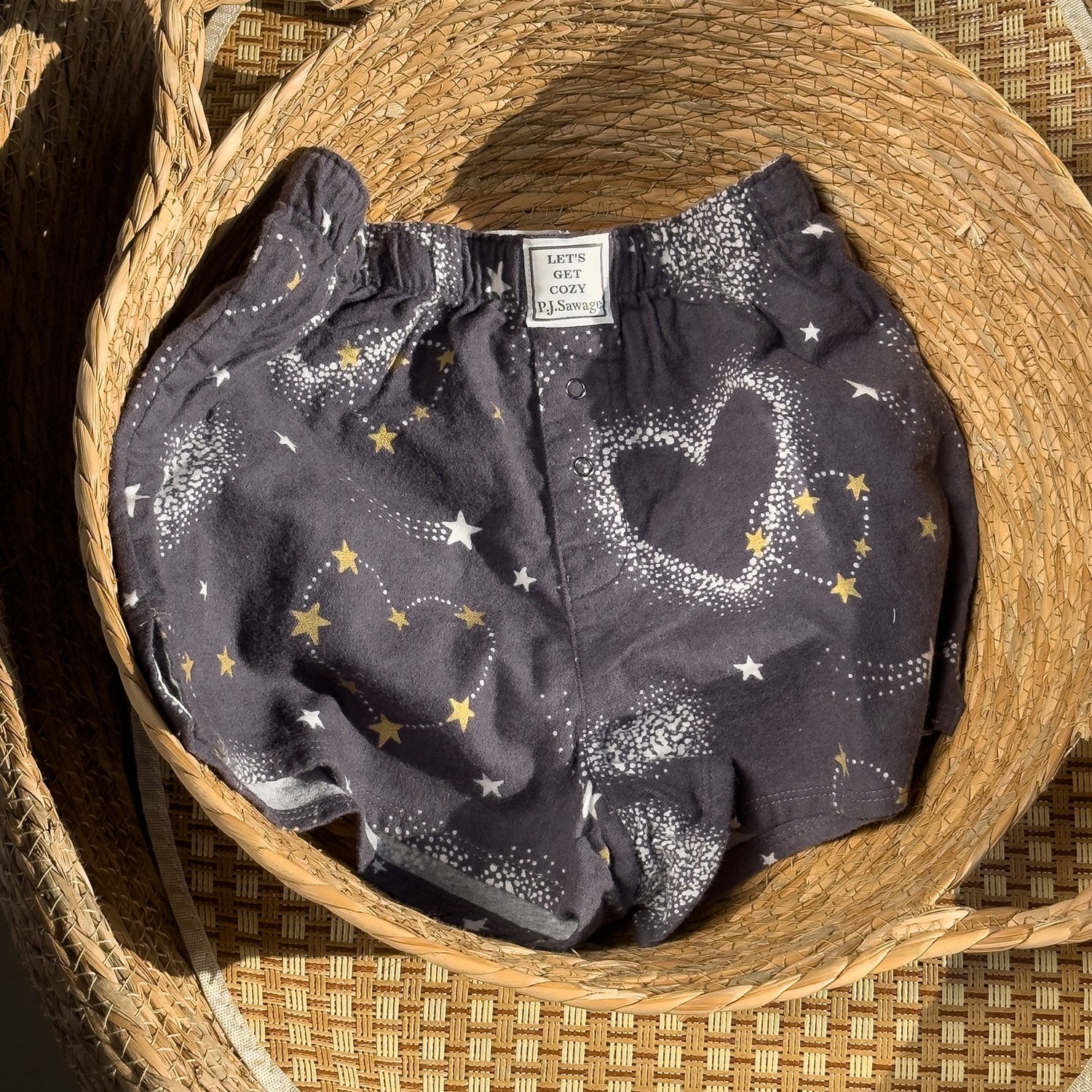 PJS100%纯棉短裤睡裤柔软亲肤