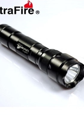 正品强光手电筒远射王防水充电Ultrafire WF-502B Q5单档超亮白光