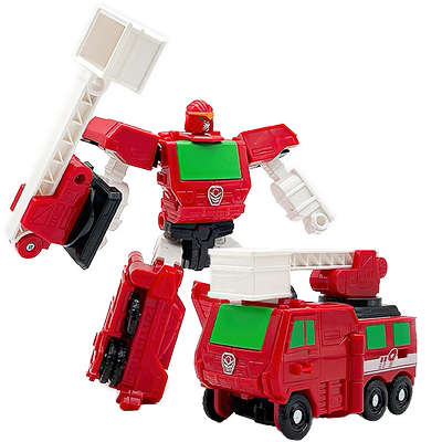 正版青春咖宝车神灭火大师变形机器人男孩玩具迷你汽车儿童金刚