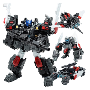 儿童变形玩具男孩正版金刚暗黑猩猩队长超能勇士小比例模型手办