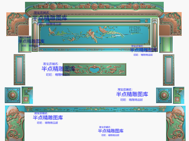 和谐沙发精雕图花鸟沙发浮雕图精品和谐之春沙发木雕图如意凤凰鸟,家居饰品,木雕,淘宝优惠券,粉丝福利购,淘宝优惠卷