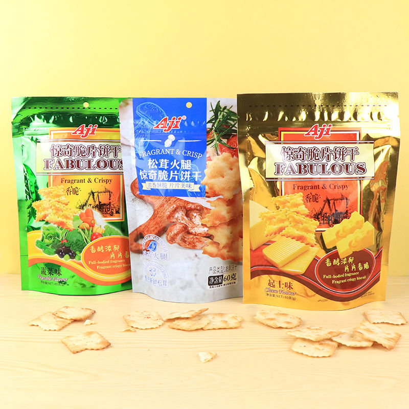 Aji惊奇脆片饼干60g黑松