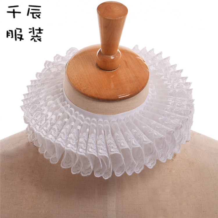『千辰服装』贵族拉夫领复古假领子戏剧话剧舞台演出婚纱照配饰