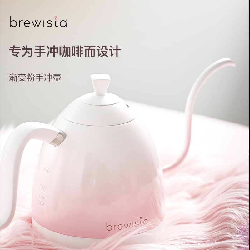 Brewista李震联名款手冲咖啡壶细长嘴不锈钢温控水壶家用咖啡器具 餐饮具 手冲壶 原图主图