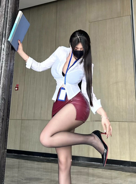 jk制服纯欲收腰白色衬衫女学院风修身显瘦包臀裙辣妹长袖打底上衣