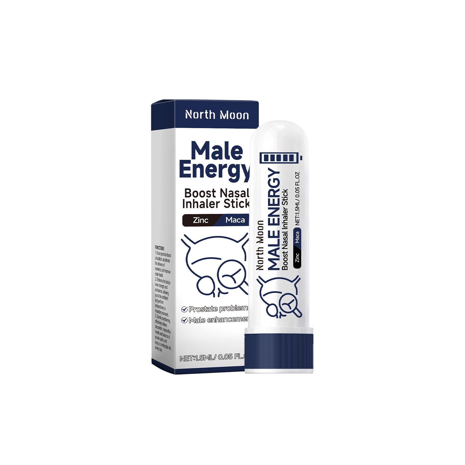 North Moon 男士护理鼻吸棒 男士草本护理温和成分清洁身体护理