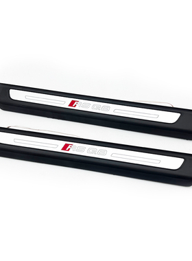 德国原装奥迪RSQ8发光门槛条 Q8改装LED冷光白色迎宾踏板 氛围灯