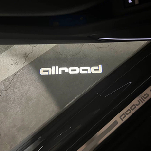 奥迪原厂投影灯allroad迎宾灯A4 A6车门灯激光镭射照地迎宾灯德国