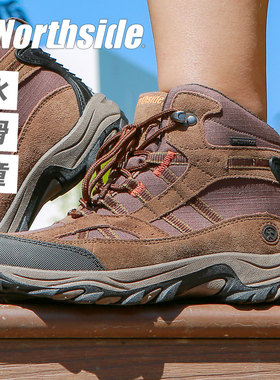 NORTHSIDE童鞋儿童户外防水防滑轻便透气减震耐磨爬山徒步登山鞋