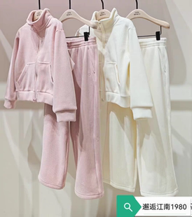 little moco专柜正品童装25年冬款女童灯芯绒夹克外套KBE4JKT007