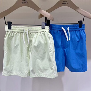 25年夏男女童休闲运动短裤 KBE2SOT038 mo&co专柜正品 Little