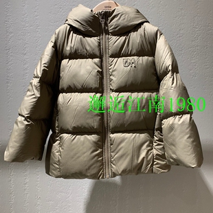 little moco专柜正品24年冬男女童连帽羽绒服外套 KBD4EINK01