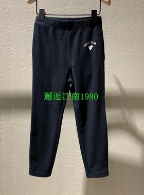 小moco专柜正品2024年冬季女童百搭修身打底裤子 KBD4PAT001