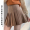 Coffee colored extended winter woolen thickened fabric