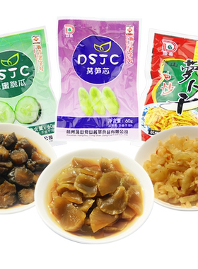党山莴笋脆瓜小包装组合杭州咸菜