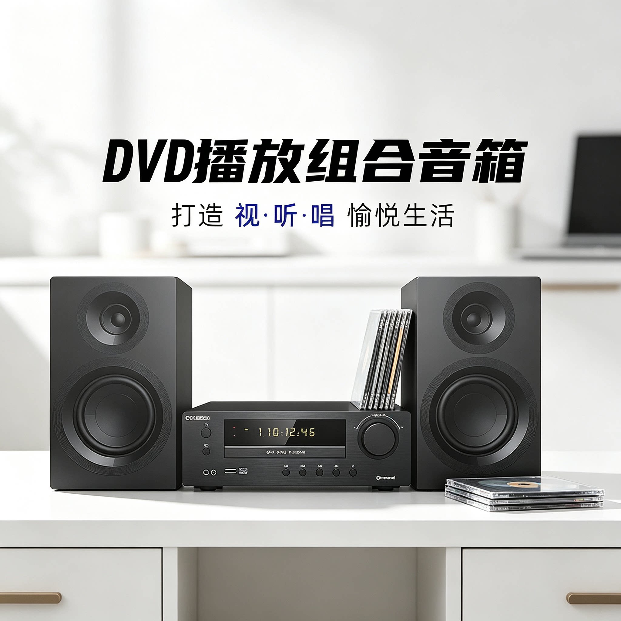 THINKYA1813DVD播放组合音响家用客厅蓝牙音箱多功能cd音响一体机图片