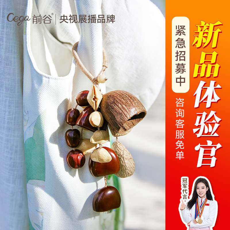 cega多拉果壳手链手铃摇铃铛打击非洲鼓伴奏疗愈音乐坚果手腕铃