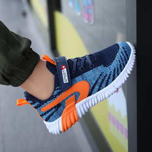 新款 CEO ABC男童鞋 子2023夏季 春秋网面透气中大童男孩儿童运动鞋