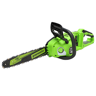 格力博greenworks电链锯锂电池充电式电锯伐木锯家用锯木头48V