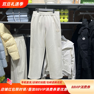 李宁26春冬新款 AKLW075 男女运动灵感舒适棉质运动针织直筒长裤