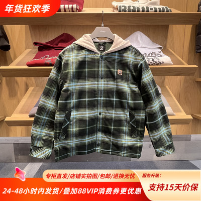 李宁26春冬新款男女反伍BADFIVE立体裁剪宽松连帽短棉服AFMW001