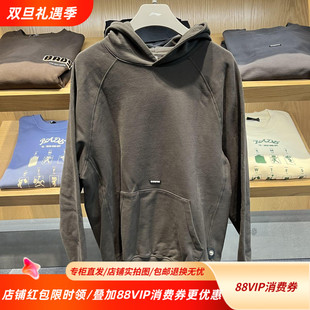 李宁24秋冬新款 反伍连帽卫衣男子宽松休闲简约潮流保暖AWDU509