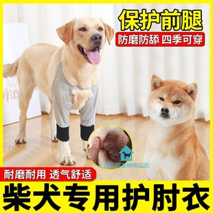 柴犬专用狗狗护肘衣关节护膝防磨保护套夏季防舔薄款小型犬四季