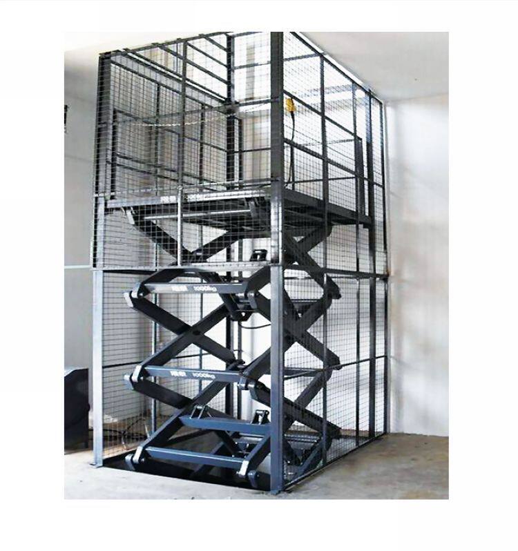 量身打造 工厂简易货梯 剪叉式电动液压货梯载货升降机 厂房货梯