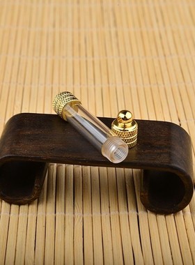 透明空心空瓶吊坠嘎乌女男款项链可打开装朱砂舍利子随身时尚挂件