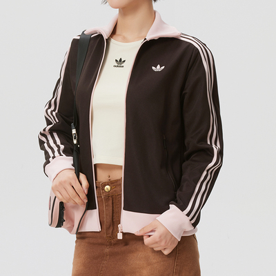 阿迪达斯三叶草女款针织夹克
