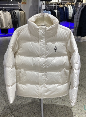 正品Skechers斯凯奇简约保暖防风立领男运动休闲羽绒服L423M176