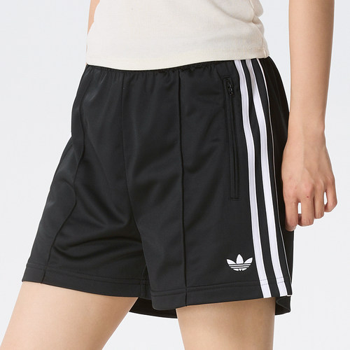 ADIDAS三叶草女透气针织短裤