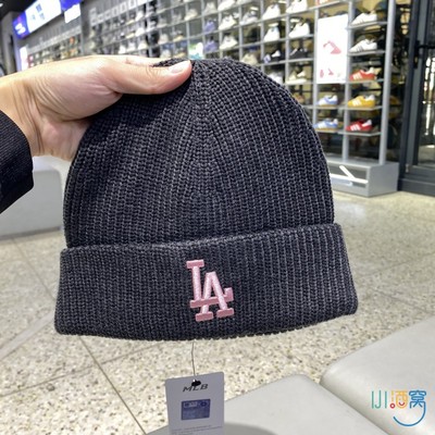 正品MLB男帽女帽新款情侣绒线帽