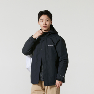正品哥伦比亚Columbia男百搭运动休闲羽绒三合一冲锋衣XE5569010