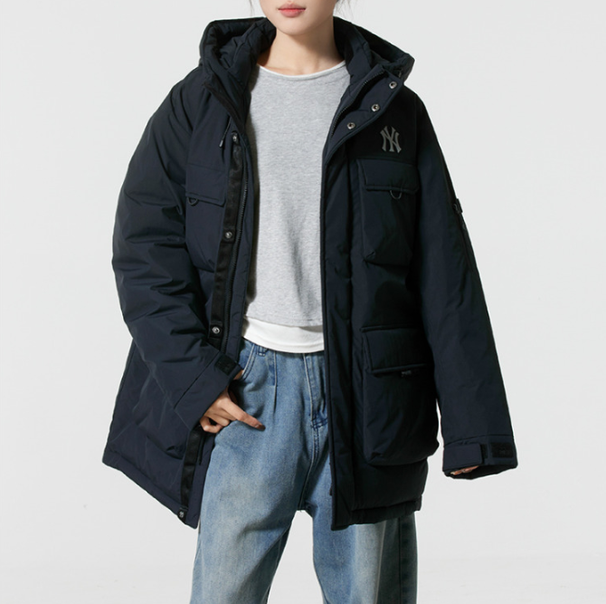 正品MLB男女款情侣保暖LOGO工装风休闲连帽羽绒服外套3ADJB0756,运动服/休闲服装,运动羽绒服,淘宝优惠券,粉丝福利购,淘宝优惠卷