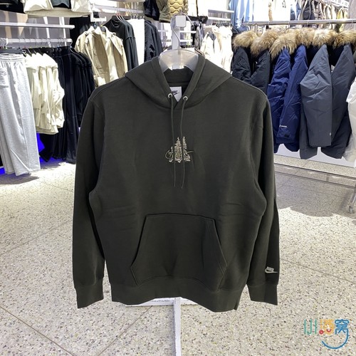 秋冬正品Nike耐克男加绒保暖连帽运动休闲卫衣套头衫HV1217-355